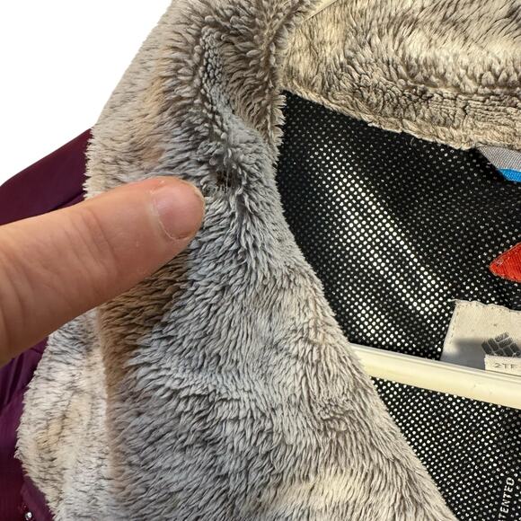 Columbia Interchange Omni Heat Thermal Purple Jacket Womens 2X Camping Chores - Picture 5 of 12